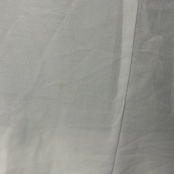 TALLY TAYLOR/CATO 22w sheer white jacket with ribbons/buttons, white skirt - Picture 7 of 11